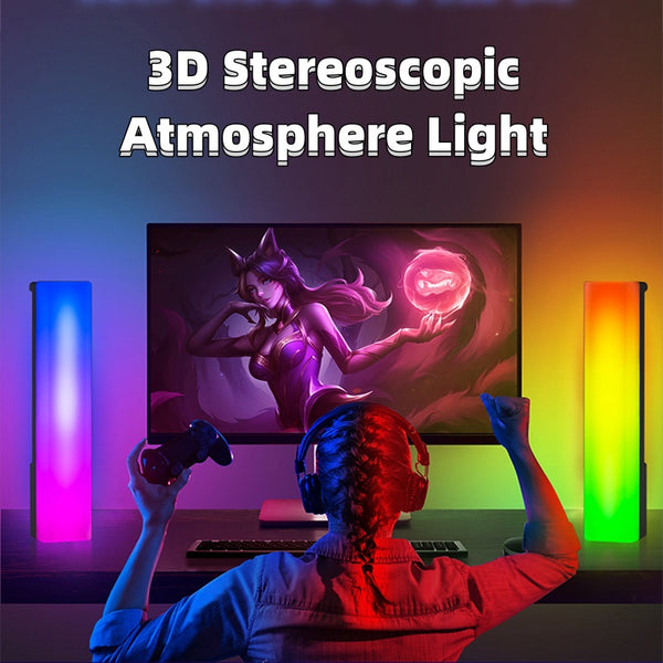 3D RGB Light Pick-up Table Top Ambiance Lamp Colorful Music